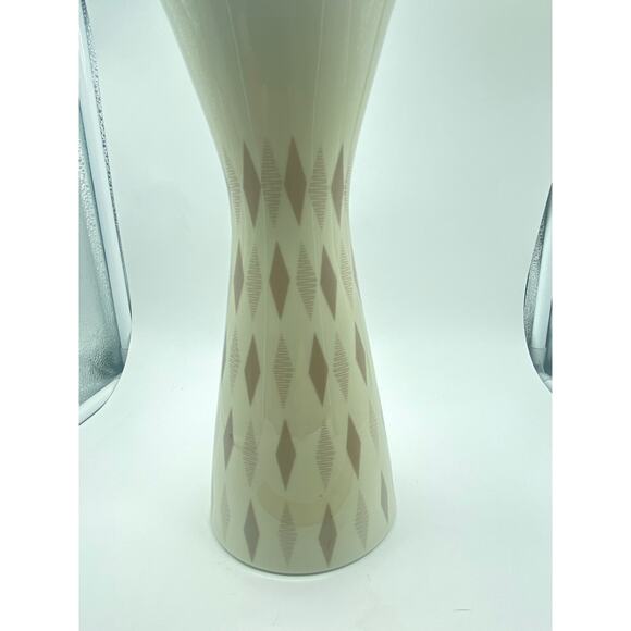 VTG Royal Bavaria Porzellan KM Germany Mid Century Hourglass Vase Graphic design - Picture 7 of 9